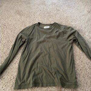 Olive Green Long Sleeve Shirt